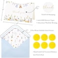 thumbnail image 2 of Baby Shower Blue Gold Thank You Cards (50 Pack) with Envelopes & Stickers Boy Baby Shower Greeting Cards Bulk, Watercolor Delicate Wildflower for Baby Shower Party, 2 of 7