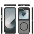 thumbnail image 6 of Magnetic for Samsung Galaxy Z Flip 7 Case, Compatible with MagSafe, Military Grade Drop Protection, Ultra Slim Translucent Matte Shockproof Lightweight Phone Cover, Darkblue, 6 of 6