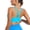 Sky Blue, variant on RUNNING GIRL Women’s Medium Support Sports Bra Crisscross Back, Removable Pads Wireless Yoga Bra, Breathable Workout Gym Top