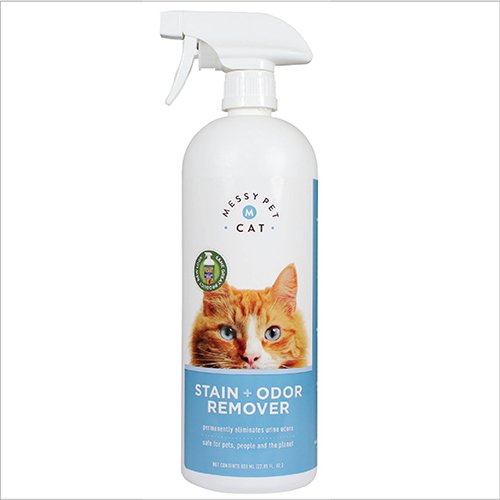MESSY PET CAT Stain and Odor Remover with Natural Enzymes, 27.5 oz