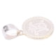 thumbnail image 4 of Colgante De La Virgen María, Collar De Guadalupe S925 Mini Redondo De Plata Resistente Y Duradero Para La Fabricación De Joyas Religiosas Para Regalo ANGGREK Cocina, Decoración y Otros, 4 of 5