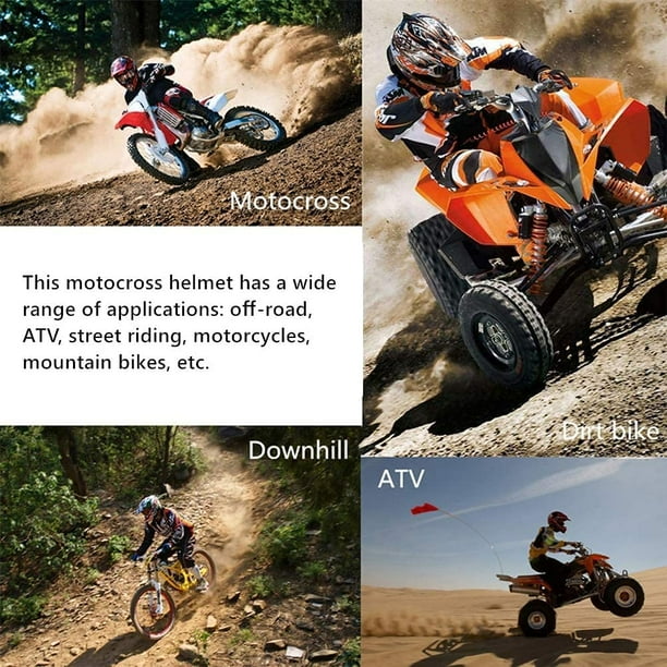 Motocross Helmet DOT OffRoad Mountain Bike Motorcycle Helmet