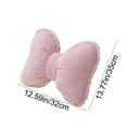 thumbnail image 3 of PONPRNGY Bow Pillow Cute Solid Color Bowknot Sofa Cushion Coquettish Decorative Throw Pillow for Living Room Bedroom Bed Sofa Home Decor, 3 of 6