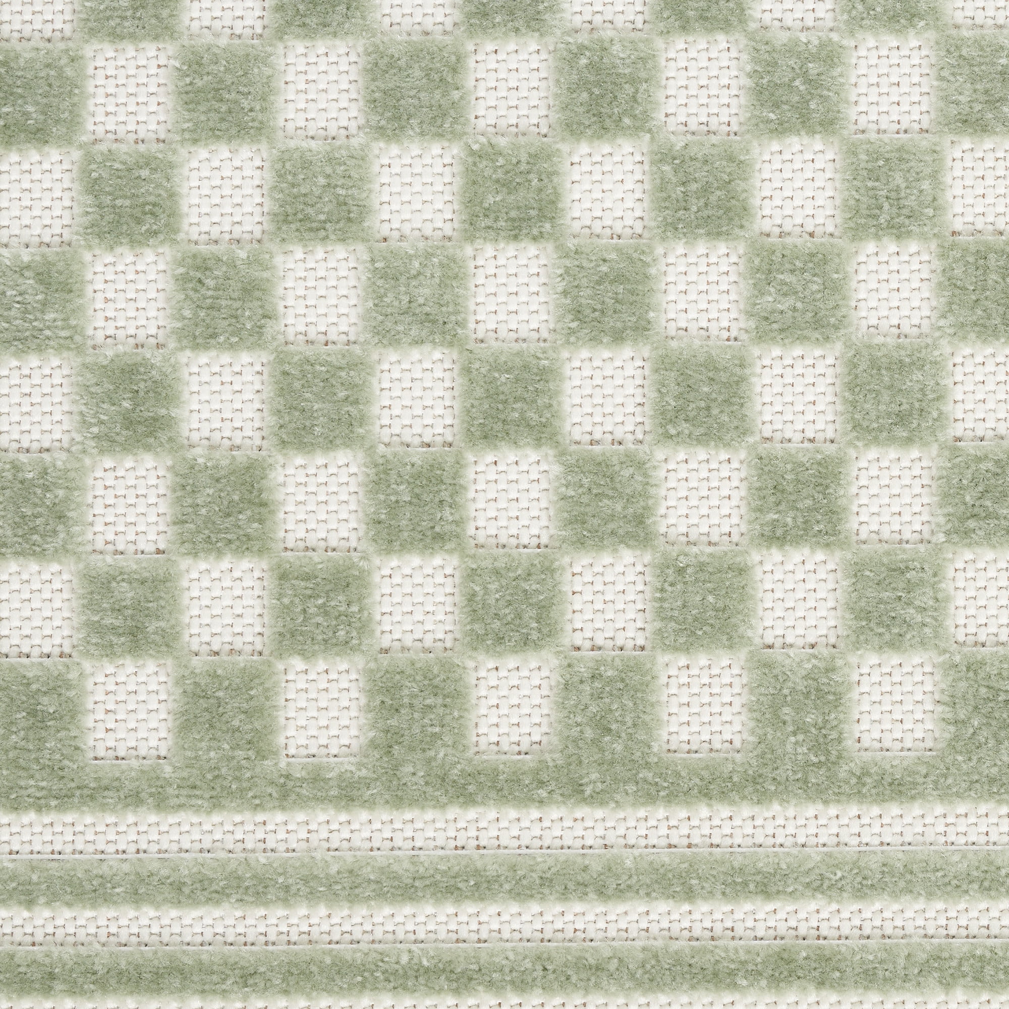 Nourison Casual 7'10" x 9'10" Green Modern Indoor Rug