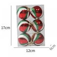 thumbnail image 5 of 6Pcs 2.4" Christmas Balls Ornaments for Xmas Christmas Tree - Shatterproof Christmas Tree Decorations Hanging Ball for Holiday Wedding Party Decoration, 5 of 7