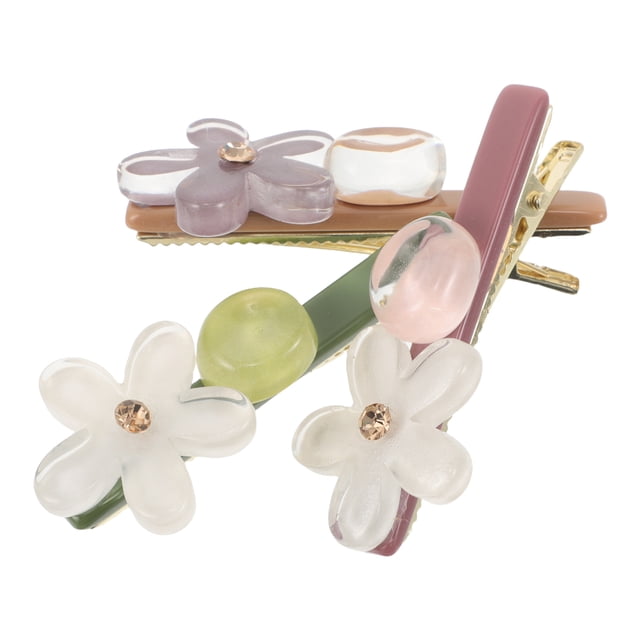 UPGRATOR 3Ud Clips Para Con Floral Y Cierre Seguro Para Mujer