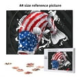 thumbnail image 6 of Rateoe Largemouth Bass Fish in USA Pattern Wooden Picture Puzzle ,1000 Piece Jigsaw Puzzle ,Family Fun Puzzle, Home Décor Puzzle, Gift Puzzle(Vertical style), 6 of 9