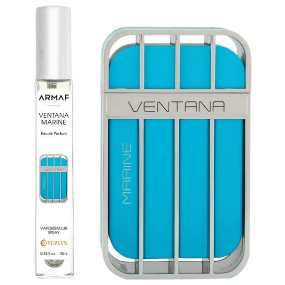 Armaf Men's Ventana Marine EDP Spray 0.34 oz Fragrances 6294015188516
