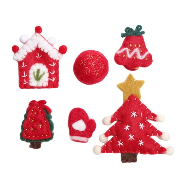 Elodie Christmas Craft Kits Christmas Gift Hanging Decor Christmas Ornament DIY Kit Red