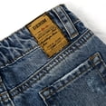 thumbnail image 5 of KIDSCOOL SPACE Baby Boys Jeans,Little Boy Elastic Band Inside Ripped Washed Soft Cotton Denim Pants,2-3 Years, 5 of 7