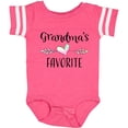 thumbnail image 3 of Inktastic Grandmas Favorite Heart Grandchild Boys or Girls Baby Bodysuit, 3 of 5
