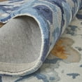 thumbnail image 4 of 2' X 3' Blue Wool Floral Tufted Handmade Area Rug, 4 of 10