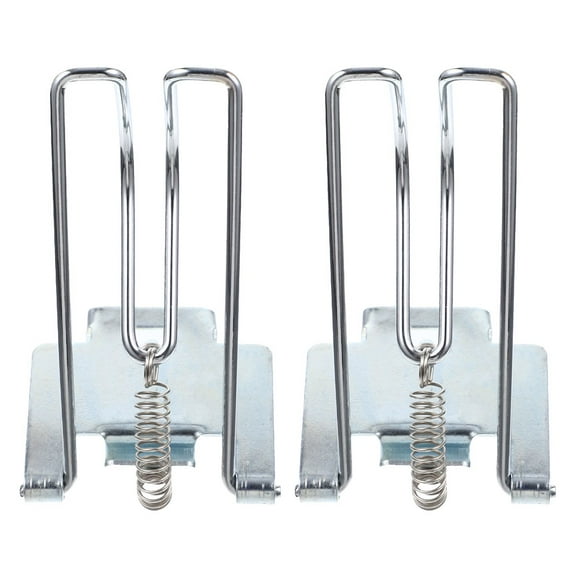 2 Pcs Cashier Box Clip Register Money Drawer Tray Registers Silver