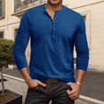 thumbnail image 2 of uikmnh Men T Shirts Slim Fit Tie Dye Long Sleeve Shirt with Button Details Relaxed Wash Finish and Classic Design for Casual Wear Size:2XL, 2 of 4