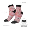 thumbnail image 6 of Fuzoiu Flamingos Print Adult Socks, Crew Moisture-wicking Socks, Unisex Cushion Crew Socks,Casual Sports Ankle Socks, 6 of 7