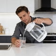 thumbnail image 5 of Vacemry Large Capacity Glass Pitcher, Thickened Lead-Free Beverage Jug for Cold Water Juices Beer, Home Kitchen Office Bar Party, Refreshing Drink Dispenser, 5 of 5