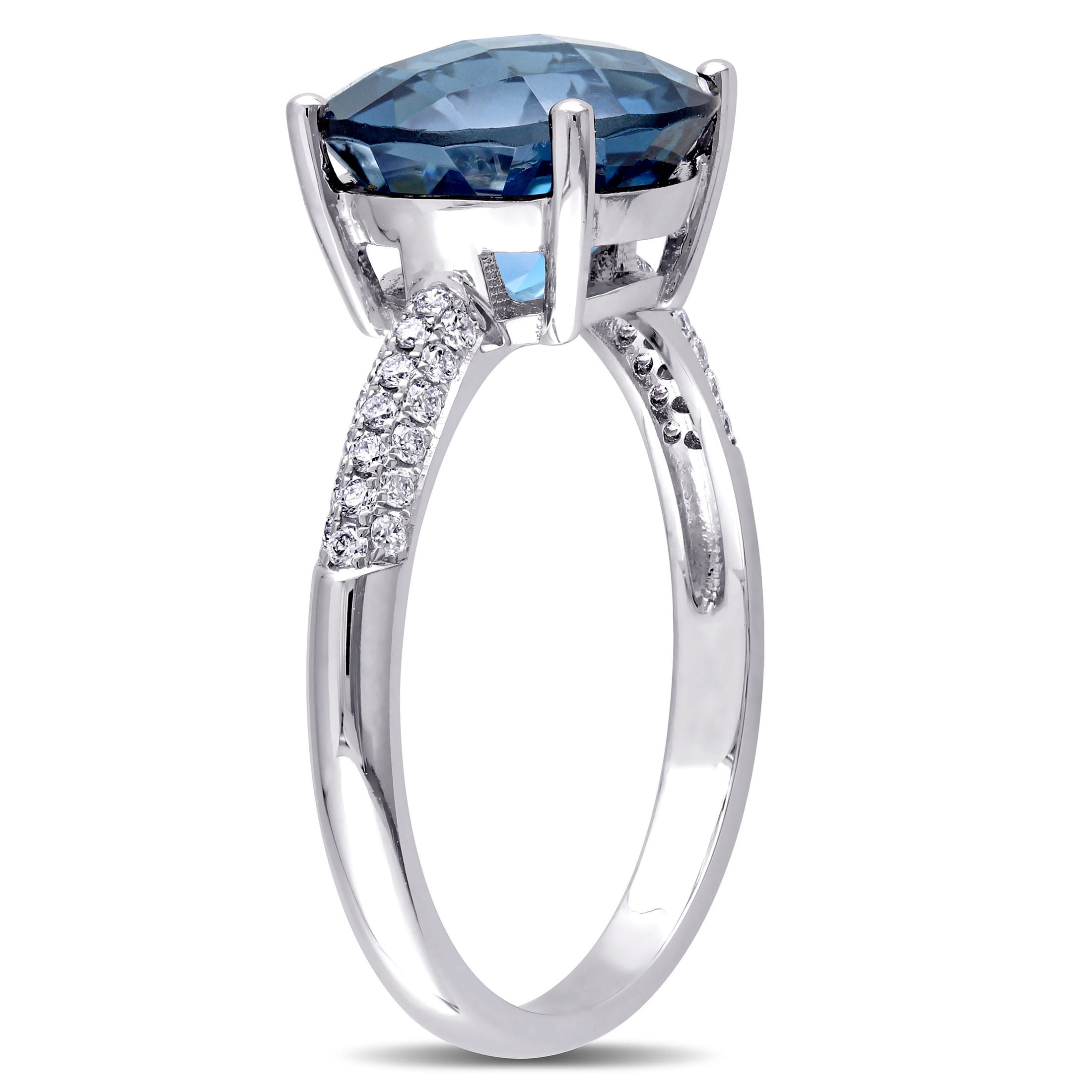 Everly Women's Topaz 14k White Gold Ring