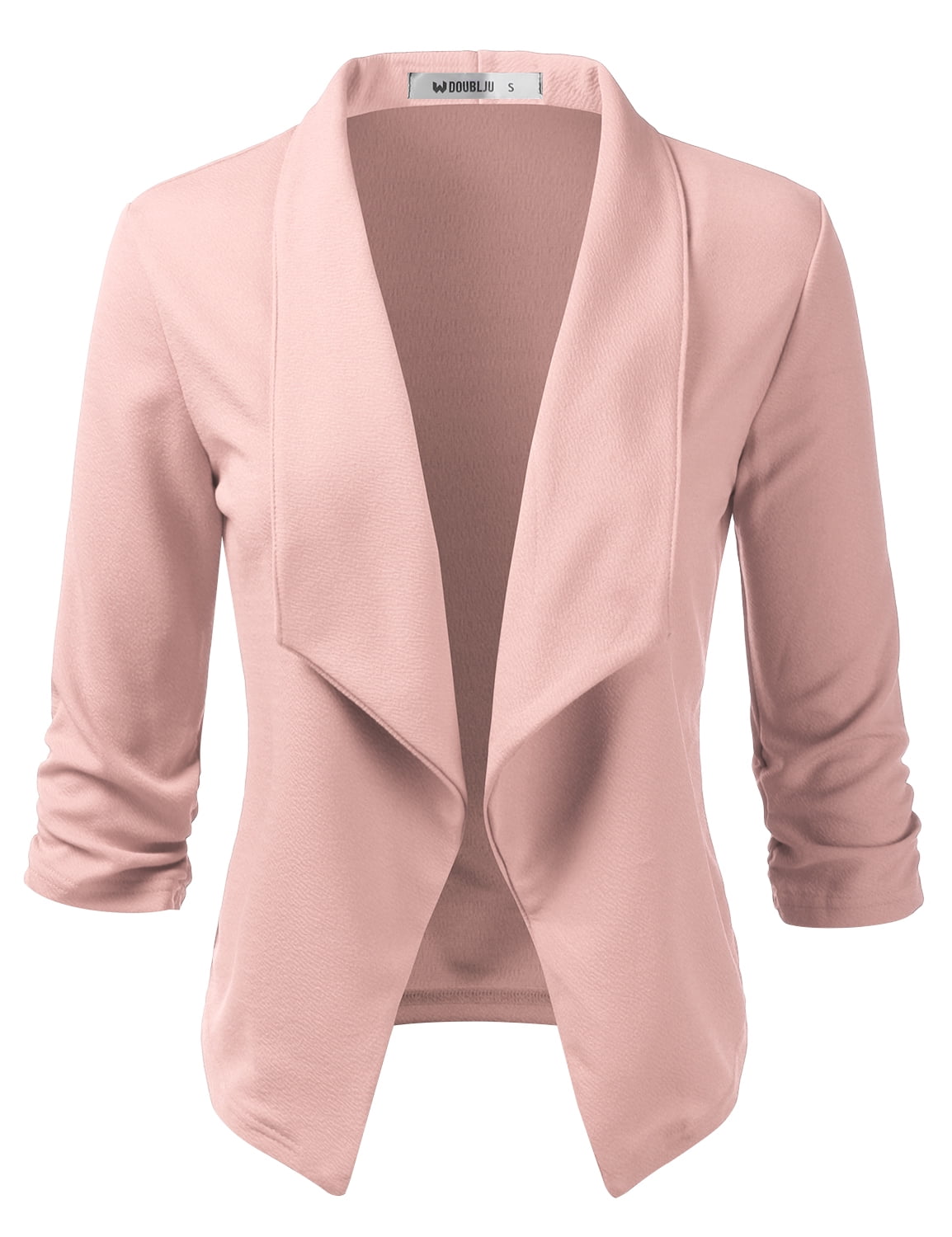 blush pink jacket plus size