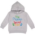 thumbnail image 2 of Inktastic My Pappap Loves Me Toddler Hoodie, 2 of 4