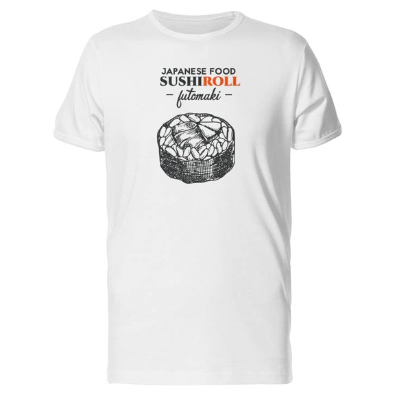 Japanese Food Futomaki Tee Men's -Image by Shutterstock