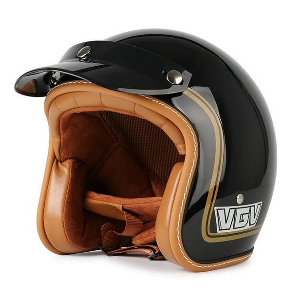Cafe Racer Cascos Para Motos Antiguos En Venta Casco Gasoline Jet