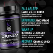 Gorilla Mind Dream Sleep and Recovery Formula, GABA, Melatonin, Magnesium, Ashwagandha, and More, 120 Capsules