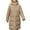 Yellow Coat for Women, variant on jtjvou Women Long Puffer Coat Winter Warm Hooded Jacket Long Sleeve Parka Full Length Down Coats With Zip Beige L