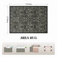 thumbnail image 5 of Lahome Washable 5'x7' Area Rug, Black Vintage Floral Rugs for Living Room, Non-Slip Soft Low Pile Botanical Birds Pattern Carpet for Bedroom Dining Room Office Decor, Black, 5 of 12