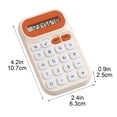 Portable 8-Digit Mini Calculator, Pocket-Sized Arithmetic Calculator ...
