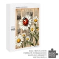 thumbnail image 6 of 1000 Piece Jigsaw Puzzle – Vintage Ladybug and Daisy Decor | Fun Puzzle for Nature Lovers | Ideal for Family Fun, 6 of 7