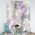 thumbnail image 1 of Designart - Aquarelle Minimaliste Tons Violets III - Art Mural sur Toile Premium Moderne, 1 of 1