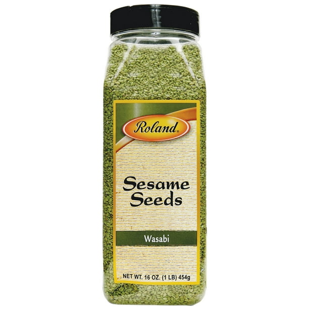Roland Sesame Seeds, Wasabi, 16 Oz