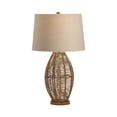 thumbnail image 3 of North Shore Ratten Table Lamp Wicker/Rattan Brown, 3 of 6