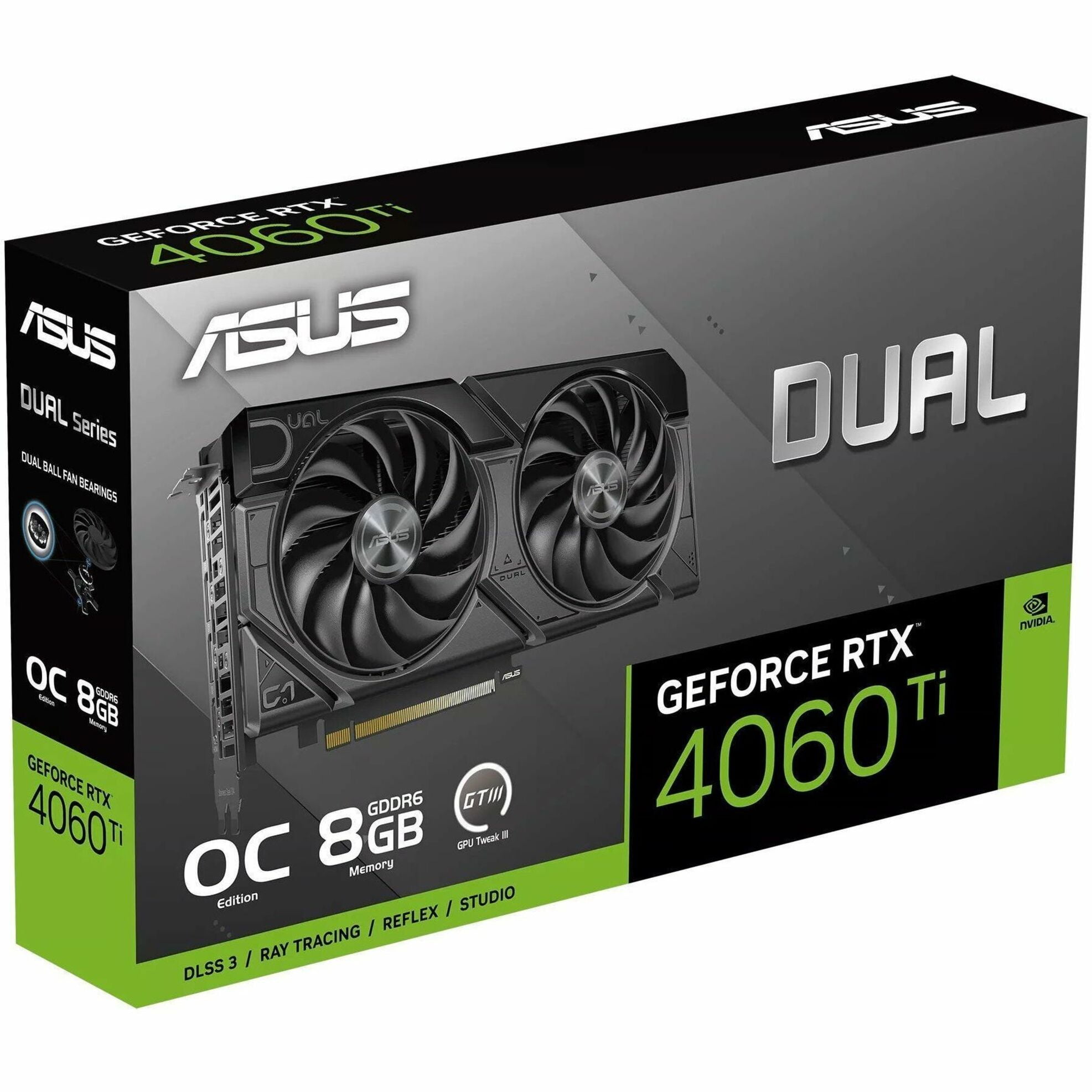 Asus NVIDIA GeForce RTX 4060 Ti Graphic Card, 8 GB GDDR6