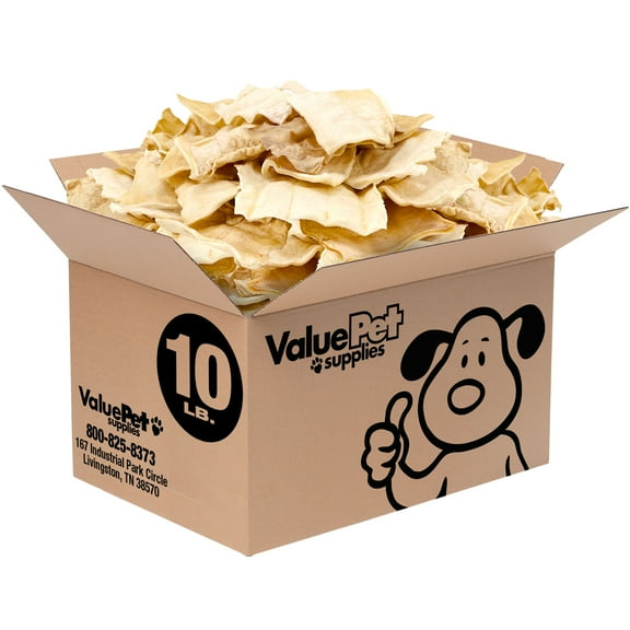 ValueBull USA Rawhide Chips, 10 Pound Bulk Pack