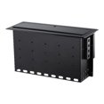 thumbnail image 4 of StarTech.com Dual-Module Conference Table Connectivity Box-Customizable - Mounting plate - black, 4 of 12