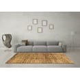 thumbnail image 3 of Ahgly Company Indoor Rectangle Abstract Brown Modern Area Rugs, 5' x 8', 3 of 4