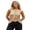 Gold, variant on Argulvti Women Trendy Halter Tops Summer Split Front Tie up Backless Shirts for Streetwear Aesthetic Grunge Clothes
