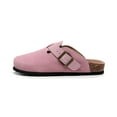 thumbnail image 2 of Men's Clogs Adjustable Buckle Slip On Cork Footbed Home Clog Slippers Shoes Unisex New, 2 of 5