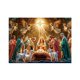 thumbnail image 1 of Bandera Navideña con Dosel Estrellado | Cortina de Terciopelo Color Melocotón con Pinzas y Clavos | Decoración Festiva para El Hogar, La Pared, La Ventana, La Fiesta, Los Eventos Navideños, Etc., 1 of 4