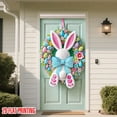 thumbnail image 5 of 1PCS Happy Easter DoorCover RabbitEggs Flower DoorBanner Decoration Welcome Spring Front Door Sign Banner Easter Theme Welcome Hanging Decor Banner for Spring Summer Home Party Decoration Supplies, 5 of 6