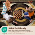 thumbnail image 4 of Design&I 4'x6' Ultra Soft Area Rug, Record Vinyl Retro Music Symmetrical Abstract Disc Cd Shape Round None Fluffy Washable Non Shedding for Bedroom Living Room Home Office, 4 of 7