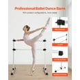 thumbnail image 3 of VEVOR 4Ft Ballet Barre Freestanding Portable Fitness Dance Bar Height Adjustable, 3 of 9