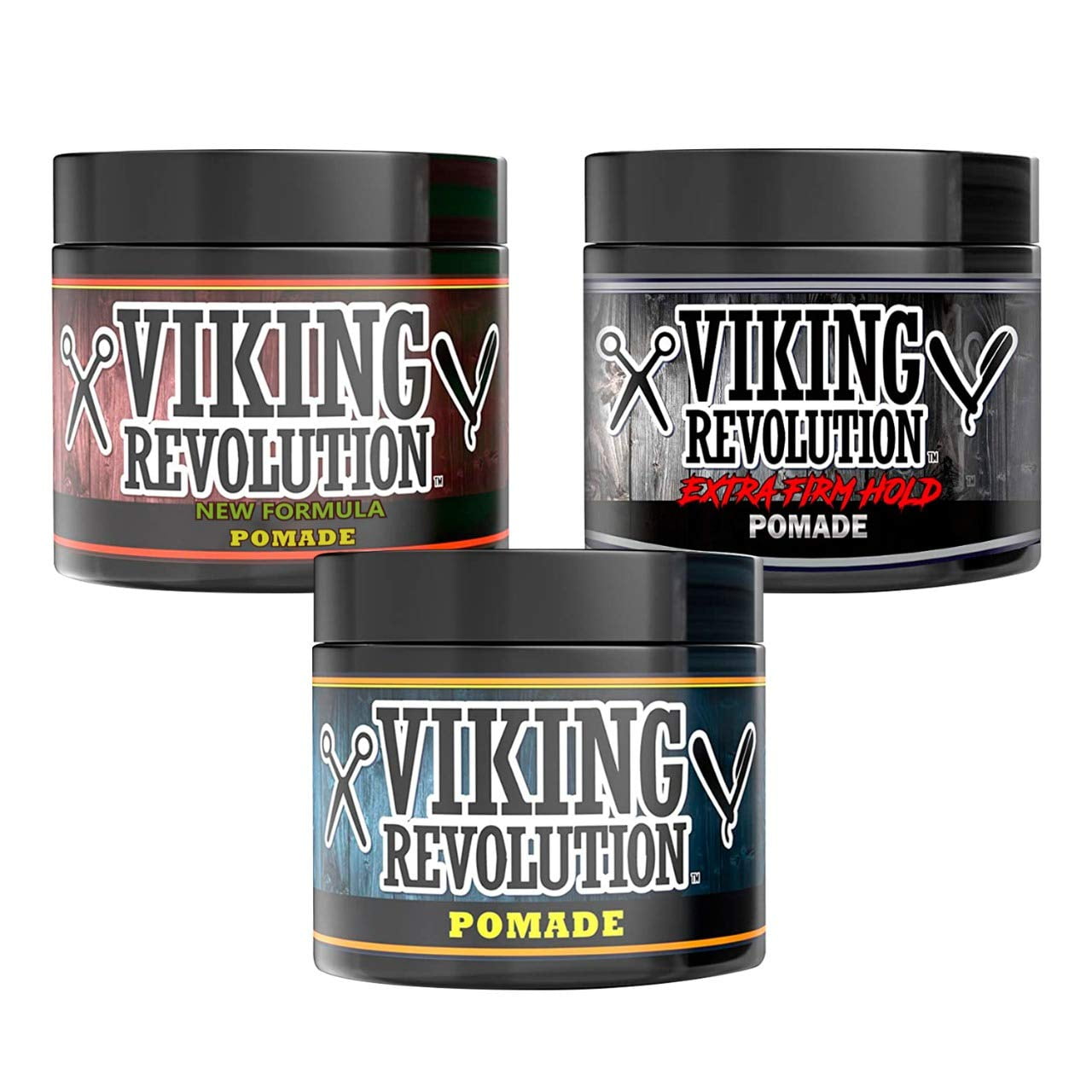 Viking Revolution Pomade for Men Firm Strong Hold & High Shine Water