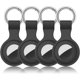 thumbnail image 2 of Paquete de 4 Fundas AirTag para Apple AirTag 2021, antipérdida para AirTags, Compatible con Llavero AirTag, antiarañazos para AirTags, Funda Protectora para Apple AirTags, Accesorios (4 Negro), 2 of 14