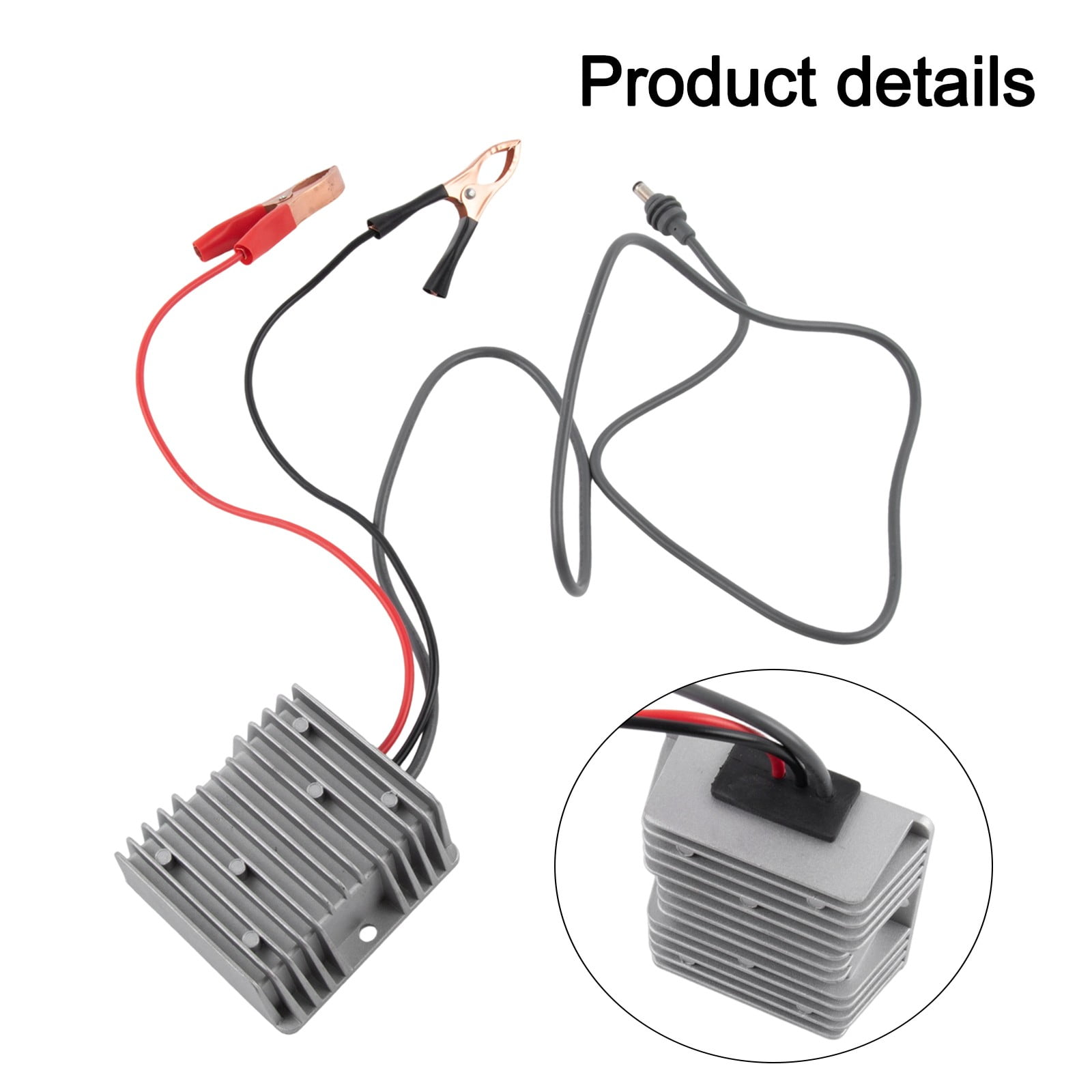 Wodtesl DC Power Converter With Clips For Starlink For Gen 3 Aluminum Shell 12V/24V To 57V 4.5A DC Power Converter Boost Power Cable Kit