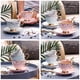 thumbnail image 3 of Juego de tazas de café de mármol, té de cerámica, leche, taza de té, platillo, cuchara para café, té y agua, 3 of 8