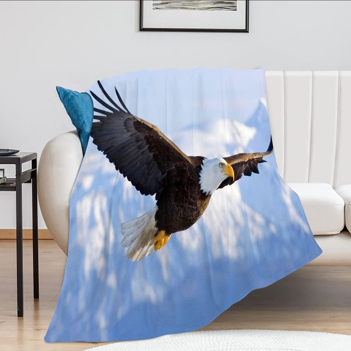 Bald Eagle Blanket American Eagle Decor Throw Blanket Bald Eagle