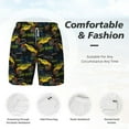 thumbnail image 5 of Sigee Monster Truck1 Print Mens Swim Trunks with Compression Liner Quick Dry Swim Stretch Beach Shorts with Pockets,S-3XL, 5 of 7