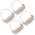 thumbnail image 3 of MasteelfCA 1 Set Paper Rope Braided Lace Twine Mini Decorative Small Decorative Basket, 3 of 7